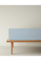 Novella Premium Cotton Textured King Size Elastic Bed Sheet 180X200 cm Light Blue - 6
