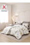 6-Pcs Printed Duvet Cover Set King Size 220x240cm, Brushed Microfiber Fabric (Without Filler)