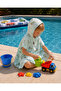 Children's Poncho Muslin, Hedgehog Pattern, 100% Cotton, Beach / Bath Muslin, up to 10 Years Old - 2