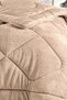 King Size Quilt, Colorful, Wellsoft, Plush Soft, Double Sided, 215x235 (220x240) Beige - 2
