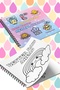 Cute Kawaii Mental Health Bold and Easy - 20X20 Large Coloring Book, Kids and Adults - 5