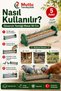 Pigeon Feeder Chicken Feeder 50 cm Metal 5 Pieces Feeder Pheasant Chick Turkey Broiler Brahma Goose Bird - 3