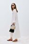 Stone Rope Knot Detailed Suede Bag - 5
