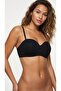 Women's Strapless Bra Cotton Push up Support Non-Slip Silicone Band Strapless Low-Cut Bra - 3