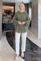 Birit Detailed Shirt Y0122 - Khaki - 3