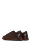 Men's Brown Lace-Up Genuine Leather Sneaker, Winter Sports Shoes 25Wfd654318 - 5