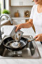 10 Pieces Wire Dish Cloth Non-Scratching Dish Wire Steel Cloth 20X20 cm Double Layer M-602 - 4