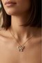 Women's Butterfly Necklace with Steel Chain - Gold Color - (with Surprise Gift) - 2