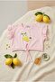 Girl's Tshirt with Tie, Single Jersey - 2