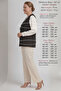 Women's Plus Size Short Vest Honeycomb Textured Lace-Up Front Summer Thin Fabric Mom Vest - 3