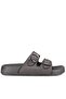 Pienn Platinum Glittery Buckle Girls' Summer Slippers - 3