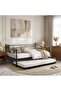 Spenser Day Bed With Trundle - 90x190 Cm - Black