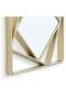 Callisto Set of 3 Decorative Square Plastic mirror 25x2x25cm- Champagne Gold - 6