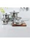 Wilson 12-piece Stainless Steel Cookware Set - Chrome - 2