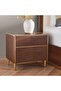 Casavelle 2-drawer Nightstand - Walnut - 2