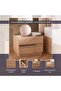 Wrenley Nightstand With 2 Drawers - Natural - 6