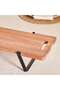 Novus Wooden Serving Board W/foldable Leg 67x20x10cm - Natural - 3