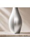 Hearth Metal Flute Vase 17x17x67cm - Silver - 2