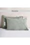 Feather Soft Muslin 2-piece Pillow Case Set 50x75cm - Celdon Green - 5