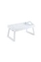 Almora Sofa Tray With Foldable Legs 30x20.8x18.5cm- White - 3