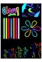 50 Pieces Glow in the Dark Glow Stick Highlighter Stick Bracelet - Shine for 8 Hours - 4
