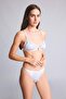 Lace Detailed Satin Brazilian Light Blue Panties G1140Ax26Sp - 2
