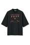 Code Orange Digital Print Oversize Black Unisex T-Shirt