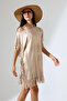 Varaklı Tasseled Beach Dress Pareo - 2