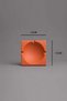 Concrete Decorative Ashtray V-121-Orange - 3