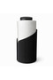 Black Paper Towel Holder with Cover |   Modern Vertical Striped Countertop Paper Towel Dispenser - 2
