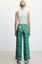 Comfortable Fit High Waist Wide-Leg Viscose Mix Women's Trousers - 2