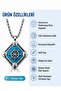 Sailor's Soul Summer Style Must-Have Turquoise Stone Sailor's Helm Pendant - 5