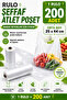 Roll Transparent Undershirt Market Greengrocer Bag Medium Size 200 Pcs 25x44cm