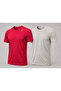2-Pack Sporty Quick-Drying Breathable Athletic Technical T-Shirt with Reflective Detail