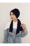 Tesettür Yüzücü Design Swimming Cap (Sea and Pool Cap), Matching with the Hijab and Swimsuit Top, Navy Blue. - 4