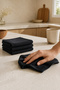 (3 Pieces) Diamond Series Special Black Color Microfiber General Cleaning Cloth 40*40 Cm - 3