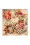 Sura Silk Scarf - Khaki Pastel Pattern
