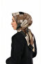 Taba Patchwork Pattern Twill Silk Scarf - 2