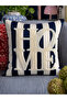 Punch Embroidered Throw Pillow Cover - 43*43 cm - Navy Blue Home - Pnk001 - 4