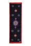 Red Navy Blue Belly Voile Silk Scarf - 4
