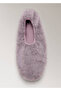 Fur Look Ballerina Shoes - 4
