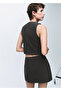 Checkered Wrap Skirt - 4