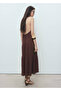 V-neck cotton dress - 4