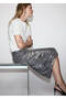Sequin Midi Skirt - 7