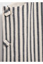 Striped Blouse with Buttons - 8