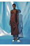 Satin Low-Cut Dress - 2