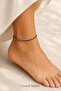 Yellow Navy Blue Fan Bracelet Adjustable Handmade Macrame Unisex Braided Rope Bracelet - 4