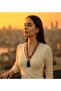 Matte Onyx Long Necklace for Protection from Evil Eye, Strength and Courage - 8