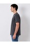M0613533 Black Printed T-Shirt Men's T-Shirt Smoked - 3