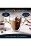 2PCS Double Wall Glass Mugs, 350ml Clear Coffee & Tea Cups with Handle for Hot and Cold Drinks, DH931 - 7
